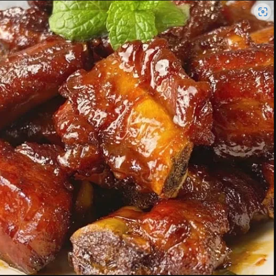 Sườn non sốt chua ngọt