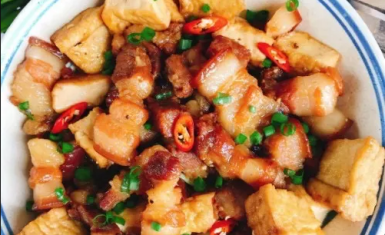 Thịt kho đậu hũ