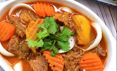 sườn non nấu la gu