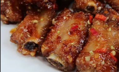 Sườn non ram sả ớt