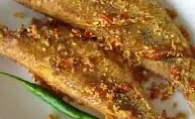 Cá hường chiên sả