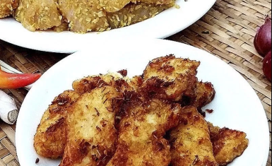 Phi lê cá basa chiên sả