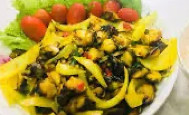 ốc bưu xào hành Tây