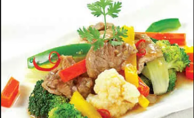 Bò xào bông cải