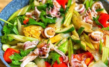 Mực xào chua ngọt